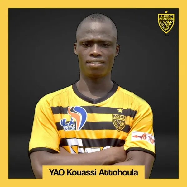 Yao Kouassi Attohoula signe à l’Asec Mimosas