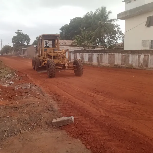 Bouaflé : des rues en réhabilitation dans la commune