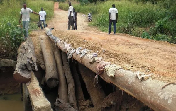Grand-Lahou : la dégradation progressive du pont sur la rivière Gor menacée