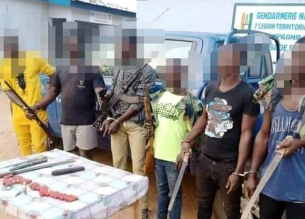 Bangolo : six cambrioleurs mis aux arrêts par la gendarmerie