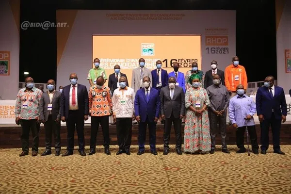 Législatives 2021: Ouattara appelle les candidats de son parti ” à être au rendez-vous de l’histoire “
