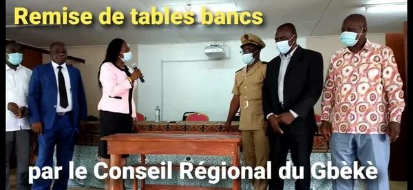 Lycée moderne de Sakassou : don de 300 tables bancs