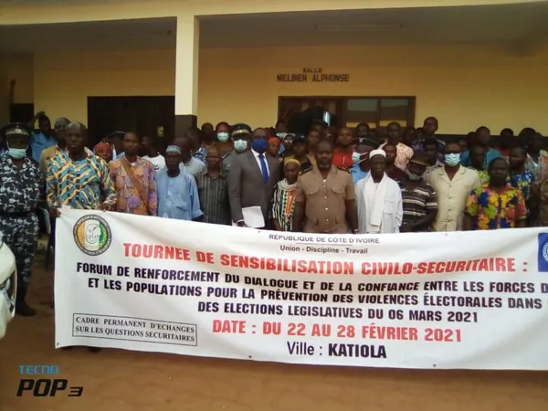 Violences électorales à Katiola : un forum pour la prévention organisé