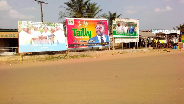 Législatives 2021 à Bangolo: duel des panneaux d’affichage