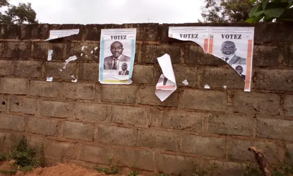 Législatives 2021 à Bocanda: des affiches des candidats déchirées