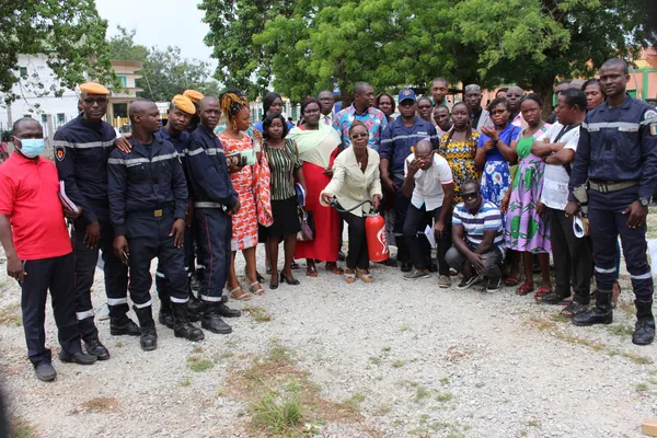 Secours d’urgence dans le N’zi : des travailleurs du conseil régional formés