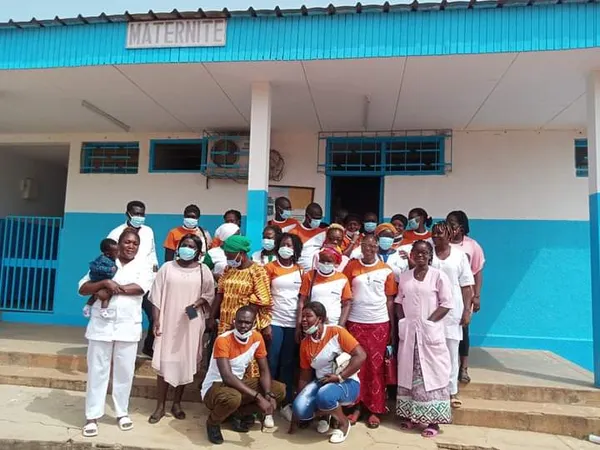 Hôpital général de Niakara : une mutuelle d’instituteurs fait don