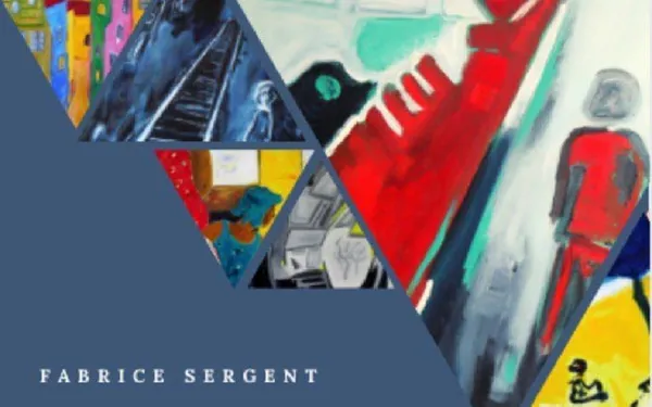Le vernissage de “Babi blues”, une exposition du Français Fabrice Sergent