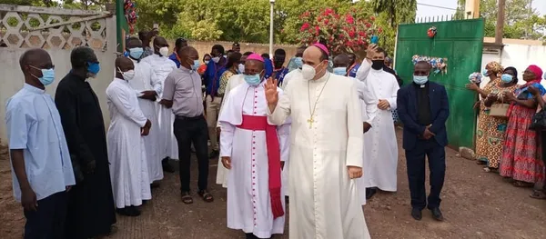 Mgr Paolo Borgia, le Nonce apostolique en visite à Bondoukou