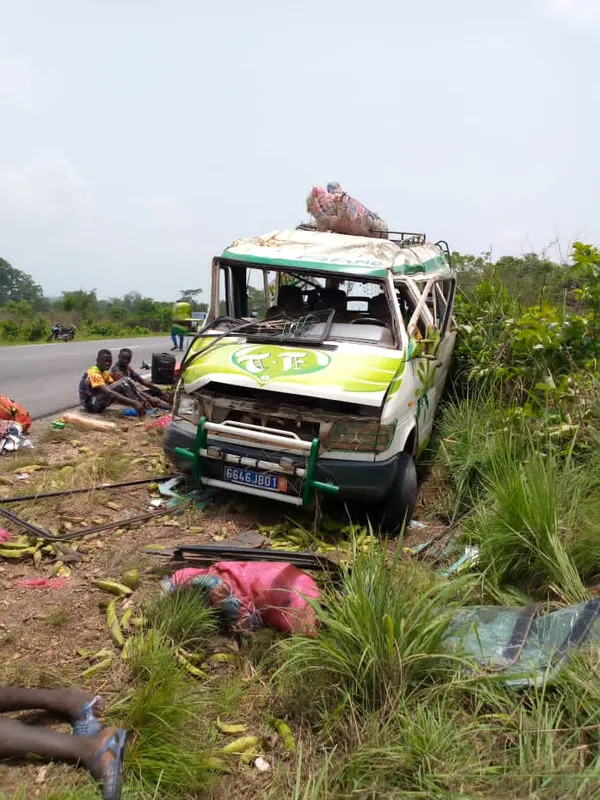 Accident à Dimbokro : Vingt blessés signalés