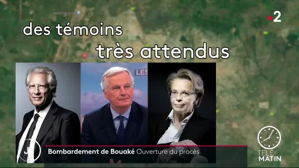 Procès bombardement de Bouaké : Raffarin, Villepin et Barnier devant le juge