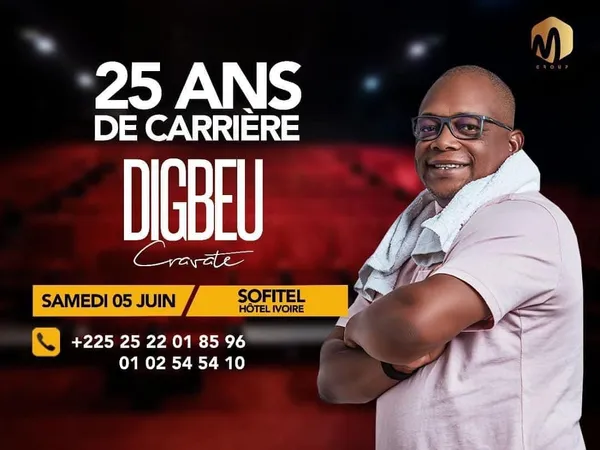 Digbeu Cravate fête ses 25 ans de carrière