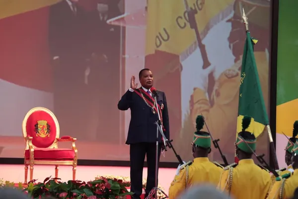 Denis Sassou Nguesso investi : des images de la cérémonie