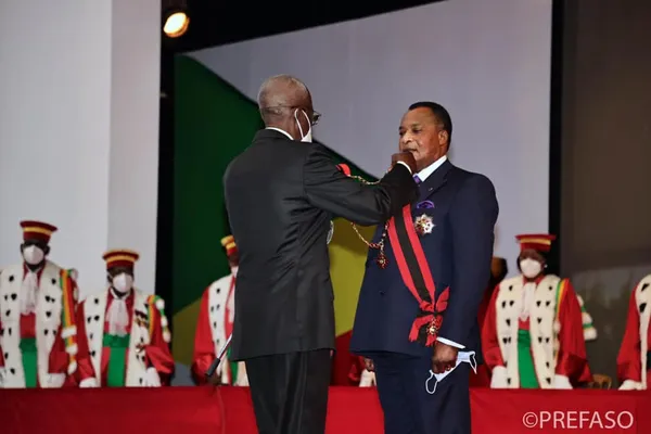 Denis Sassous Nguesso investi devant une vingtaine de chefs d’Etat