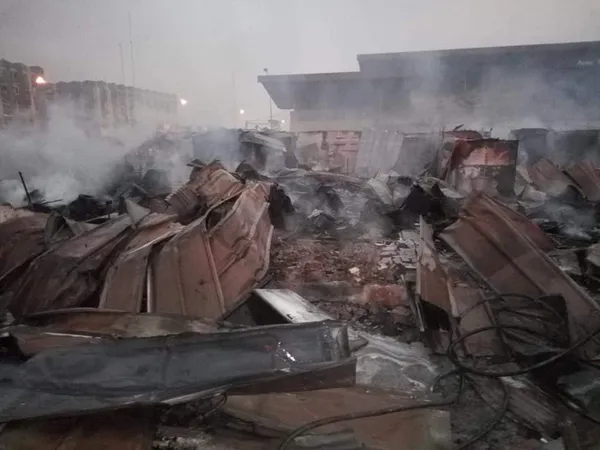 Incendie à Bonoua : Le marché municipal ravagé