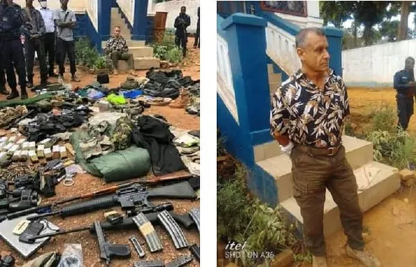 Centrafrique : le français arrêté avec un impressionnant arsenal de guerre  bénéficie de la protection de Paris