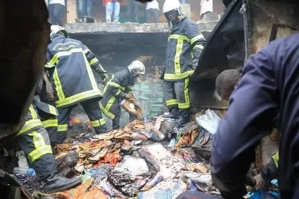 Incendie à l’ancien marché d’Oumé: plusieurs magasins partent en fumée