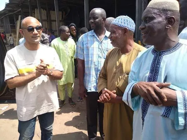 Le député Michel Gbagbo aux côtés des Nigériens de Yopougon