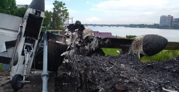 Incendie du premier avion de Félix Houphouët Boigny