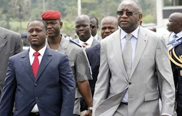 Guillaume Soro et Laurent Gbagbo
