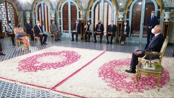 Kandia Camara reçue en audience par le Kaïs Saïed, Président de Tunisie