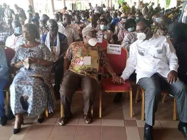 A Mama, Gbagbo reçoit Guikahué et les Chefs traditionnels : des images
