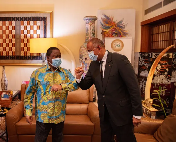 Patrick Achi chez Bédié à Daoukro : voici des images de la rencontre