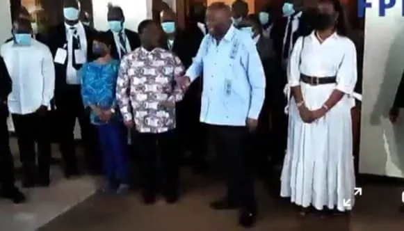 Arrivée de Laurent Gbagbo à Daoukro