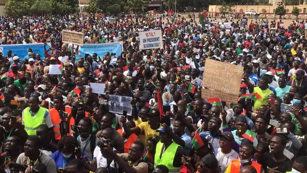 Marche de l’Opposition au Burkina ce 3 juillet 2021 : des images de la place de la nation à Ouaga