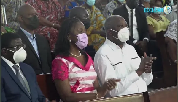 Gbagbo et Nady Bamba à la Cathédrale Saint Paul au 50 ans de sacerdoce du Cardinal Kutwa : des images