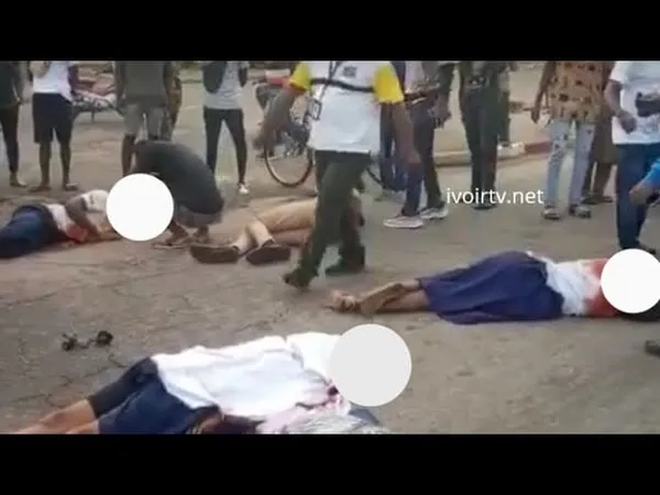 Bac 2021 à Yamoussoukro : 5 candidats font un grave accident, vidéo