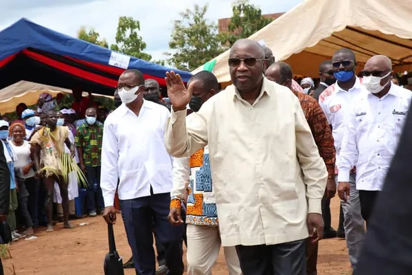 Gbagbo depuis Mama : « on doit pour faire la politique sans qu’il y ait des morts »
