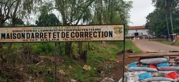 Grève des gardes pénitentiaires de Daloa ce 18 aout 2021