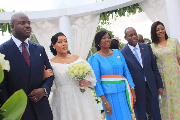 Kandia Camara officie le mariage de Yasmine, fille de feu Amadou Gon Coulibaly :  [Images]