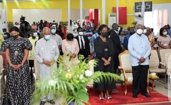 Laurent Gbagbo chez la révérende Jeanne Monney ce 22 aout 2021