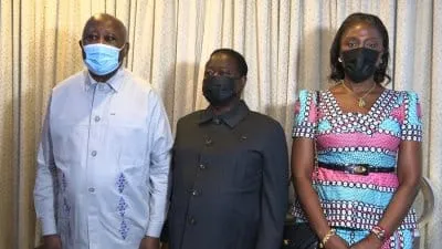 Gbagbo et Nady pleurent chez Bédié la mort du frère aîné du président du PDCI