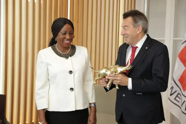 Kandia Camara chez le président du CICR