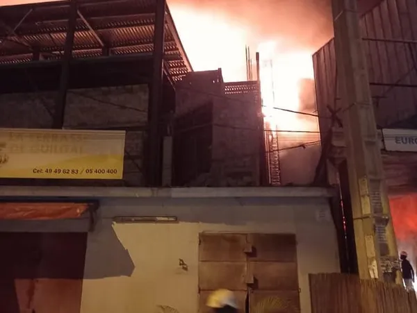 Incendie dans un magasin ChicShop ce 16 octobre 2021