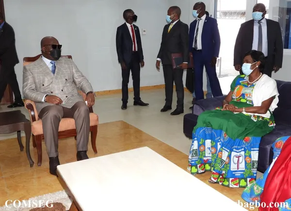 Simone Gbagbo reçue en superstar en RDC par le président  Félix Tshisekedi