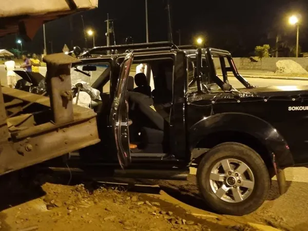 Accident – Yves Zogbo Junior, voici ce qui reste de sa voiture