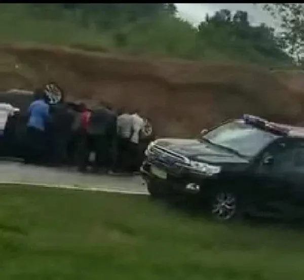 Accident du cortège d’Amadou Soumahoro, président de l’Assemblée nationale ce 3 novembre 2021