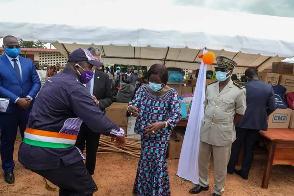 Décès du Maire de Bouaflé : Mariatou Koné rend hommage au Dr Lehié Bi Lucien