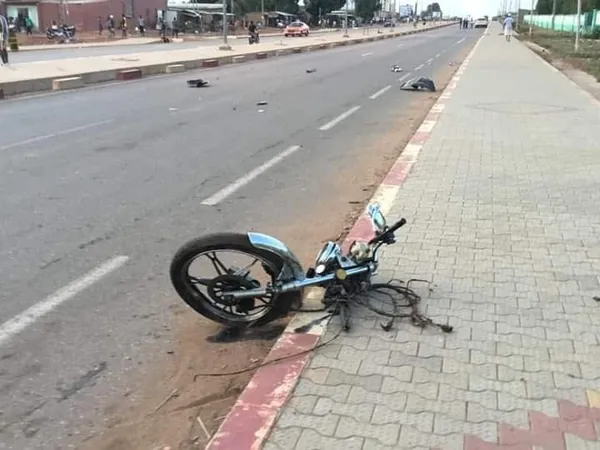 Accident à Ferkessédougou: une collision entre 2 motocyclistes fait 3 blessés