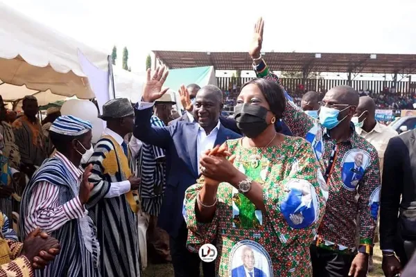 Investiture du Ministre-Gouverneur du Tonkpi: Kandia Camara, superstar à Man, des images