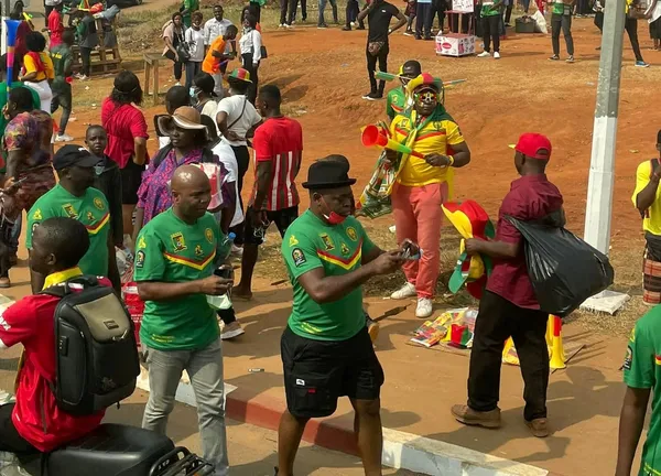 CAN 2021 : ambiance au stade d’Olembé avant le match Cameroun-Burkina ce 9 janvier 2022, des images