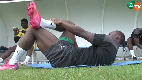 CAN 2021 : les Eléphants ont effectué leur première séance d’entraînement à Douala, vidéo