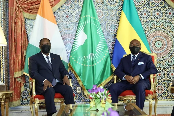 Sanction contre le Mali : Ouattara s’entretient avec Ali Bongo, des images de la rencontre