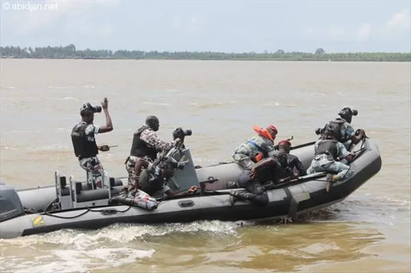 Trafic de bois en Côte d’Ivoire : 700 madriers iroko saisis sur la lagune à Abidjan