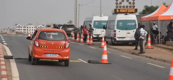 Côte d’Ivoire : 570 véhicules interceptés et sanctionnés du 2 au 5 février 2022 à Abidjan