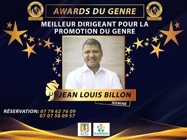 Awards genre 2022: Jean-Louis Billon nominé dans la catégorie meilleur dirigeant